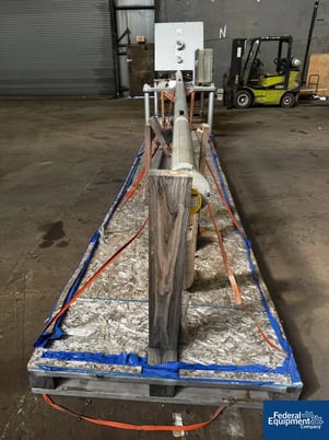 4" diameter, S Howes #4C24, Inclined Screw Conveyor, Stainless Steel, 1 HP, 24' L, 230/460 V., 10' cu.ft. - Image 3