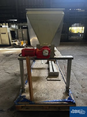 4" diameter, S Howes #4C24, Inclined Screw Conveyor, Stainless Steel, 1 HP, 24' L, 230/460 V., 10' cu.ft. - Image 5