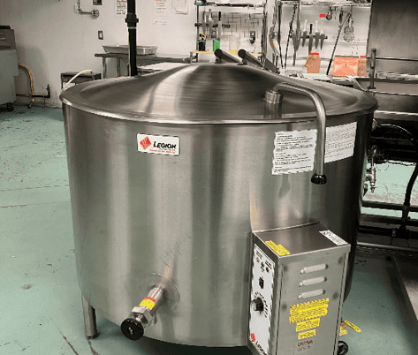 100 gallon Legion #LGB-100F, Stainless Steel Self-Contained Jacketed Steam Kettle, 47.8" L x 55.6" width x - Image 7