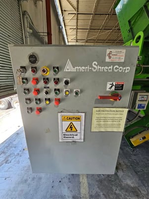 Ameri-Shred #AMS-21030-PT, Dual Shaft Industrial Shredder, 24.5" x 26.5" cutting chamber, 5/8"-2" cutter - Image 2