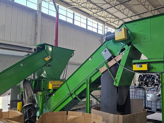 Ameri-Shred #AMS-21030-PT, Dual Shaft Industrial Shredder, 24.5" x 26.5" cutting chamber, 5/8"-2" cutter - Image 8