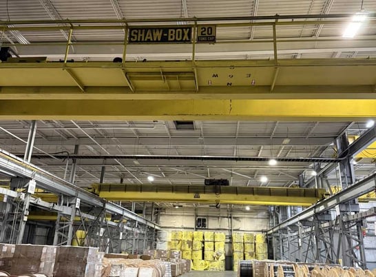 30 Ton, Shaw-Box, overhead crane, 60' Span, 40' lift - Image 5