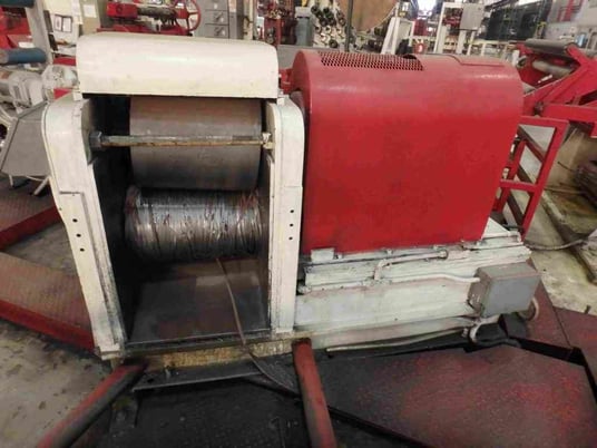 18" x 2.875" Ruesch, slitting line, 6000 lb., 250 FPM, hydraulic expansion, 3 segment mandrel, 12"-16" ID w/ - Image 4