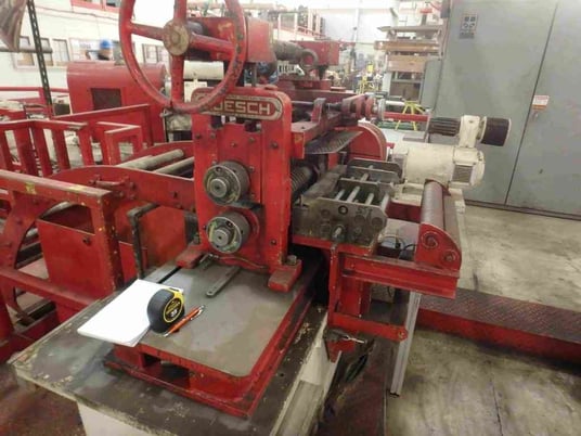 18" x 2.875" Ruesch, slitting line, 6000 lb., 250 FPM, hydraulic expansion, 3 segment mandrel, 12"-16" ID w/ - Image 6