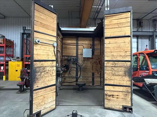 Custom built test booth for testing motors, gear boxes, pumps, etc - Image 1