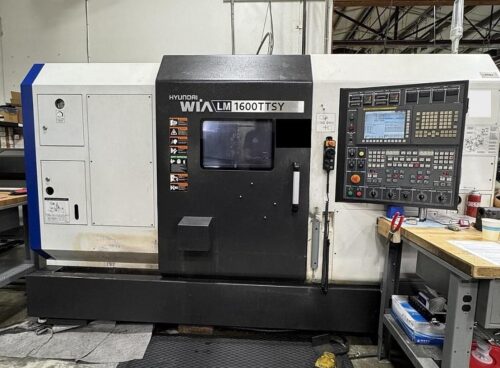 Hyundai Wia #LM-1600TTSY, multi-axis CNC lathe, 2014 - Image 2