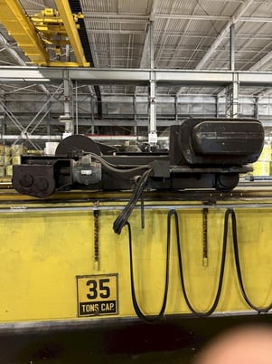 30/5 Ton, Shawbox, overhead bridge crane, 60' Span - Image 2