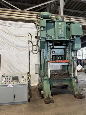 150 Ton, Minster Hevi-Stamper #E2-150-42-30, straight side double crank, 8" stroke, 31.5" Shut Height, 6" - Image 2