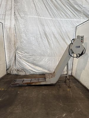 12" wide x 48" long Hennig #KM0-0320-00, chip conveyor - Image 2
