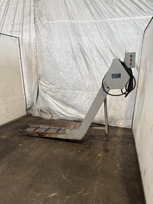 12" wide x 48" long Hennig #KM0-0320-00, chip conveyor - Image 3