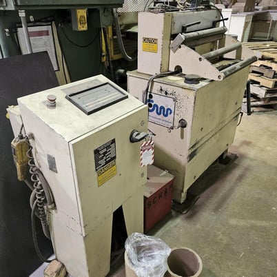 110 Ton, Bliss #C-110, OBI press, 8" stroke, CWP SMX-24 servo feeder - Image 2
