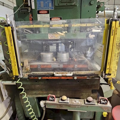 110 Ton, Bliss #C-110, OBI press, 8" stroke, CWP SMX-24 servo feeder - Image 5