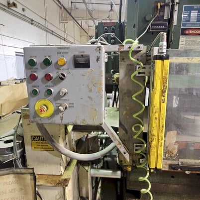 110 Ton, Bliss #C-110, OBI press, 8" stroke, CWP SMX-24 servo feeder - Image 7