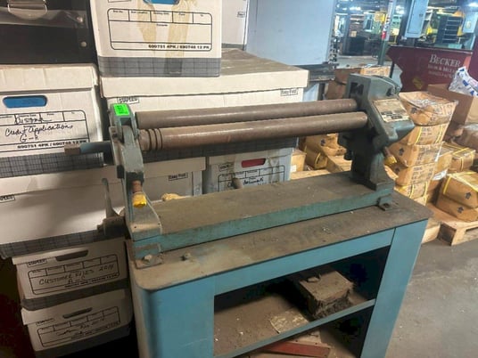 20 gauge x 2' Pexto & Wilcox #383-D, Manual Slip Roll, 24", 2" diameter roll - Image 7