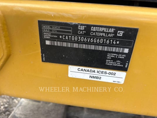 Caterpillar 306 C3 PAB, 396 hours, S/N: 6G601614, 2020 - Image 4