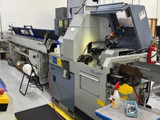 Star #SB-16E, SNS swiss type CNC lathe, 5/8" diameter, Fanuc 18i-TB, Iemca Genius 120 magazine bar feed, 2008 - Image 1