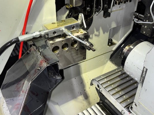 Star #SB-16E, SNS swiss type CNC lathe, 5/8" diameter, Fanuc 18i-TB, Iemca Genius 120 magazine bar feed, 2008 - Image 5