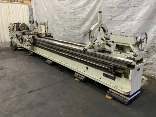 26" x 160" Birmingham #DL262000, gap bed engine lathe, 17-3/8" swing over cross slide, inch/metric, 3 & 4-jaw - Image 1