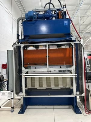 50 Ton, Macrodyne #MPZ-50, 4-Post Hydraulic Press, 20" stroke, 36" daylight, 2008 - Image 4