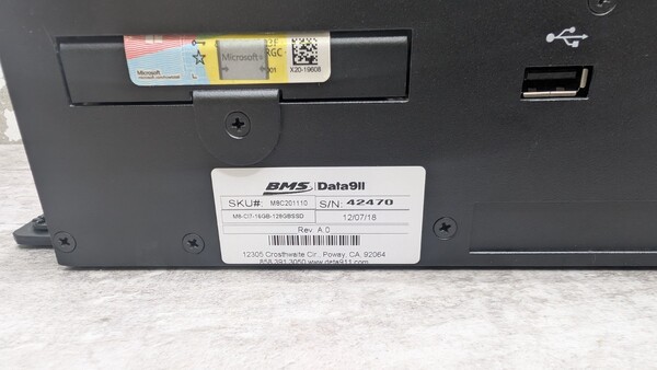 NEW BMS Data911 M8 In-Vehicle Computer System, Touchscreen Monitor, Keyboard - Image 6