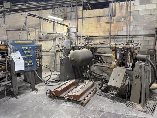 Dependable #600, shell core machine with hydrauic system & feed with blow tank, controls - Image 6