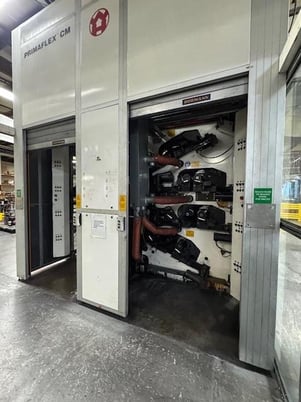 width & H #Primaflex, 52" wide 8 color printing press, Enercon Corona treater, BST camera inspection system - Image 4