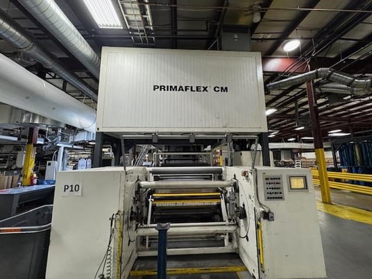 width & H #Primaflex, 52" wide 8 color printing press, Enercon Corona treater, BST camera inspection system - Image 6