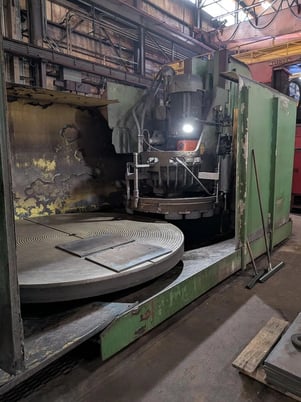 Blanchard #72HD-120, heavy duty vertical spindle rotary surface grinder, 144" swing, 120" chuck, 72" wheel - Image 2