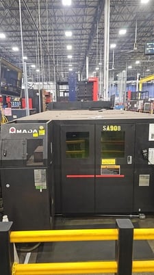 Amada #LCG 3015 AJ, Fiber Laser, 2000 watt, 5' x 10' tables, AMNC 3i, 29552 hours, 2016 - Image 2