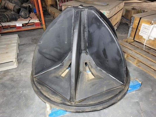 flsmidth #1000142019, stator leg after rubber lining - Image 1