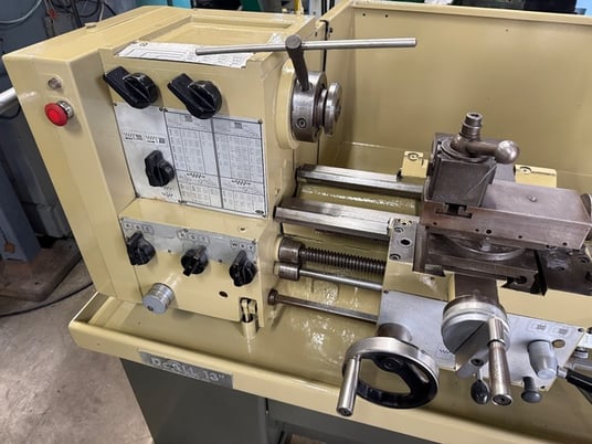 13" x 40" DoAll #13", Engine Lathe, 7" swing over cross slide, 50-2500 RPM, 3-5 HP, threading - Image 2