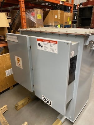 260 KVA 480 Primary, 1097-3800 Secondary, Southwest Electric FACT3, transformer, new, 2024 - Image 1