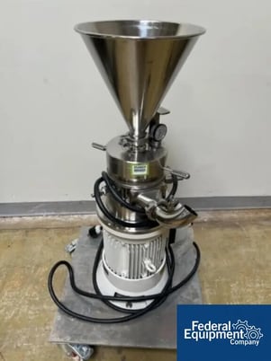Fryma Koruma #MZ-80, Colloid Mill, jacketed, Stainless Steel hopper, 460 V., 2012 - Image 1