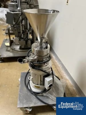 Fryma Koruma #MZ-80, Colloid Mill, jacketed, Stainless Steel hopper, 460 V., 2012 - Image 3