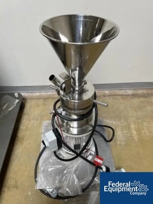 Fryma Koruma #MZ-80, Colloid Mill, jacketed, Stainless Steel hopper, 460 V., 2012 - Image 5