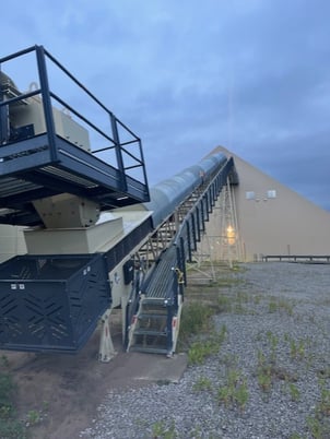 30" wide x 590' long, Superior TRTC, tripper conveyor, overland truss conveyor, aggregate conveyor, sand - Image 2