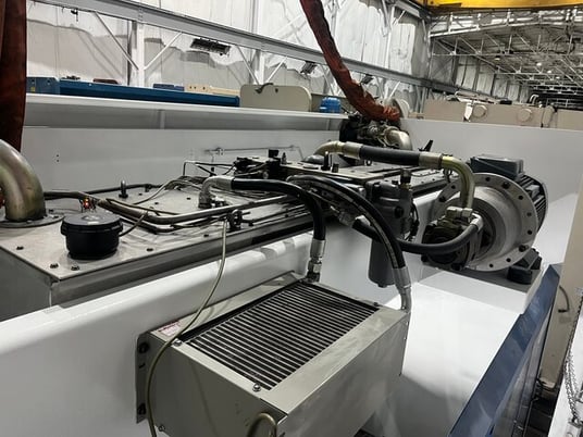 352 Ton, Trumpf #Trumabend-V320, CNC hydraulic press brake, 14' overall, 145" between housing, 2006 - Image 2