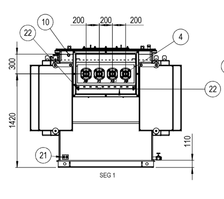 1500 KVA 23000 Primary, 480 Secondary, Voltran, pad mounted transformer, new, 2025 - Image 2