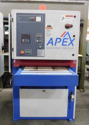 25" x 60" Apex #1025M-D, belt sander, 4" drum diameter, 2019 - Image 1