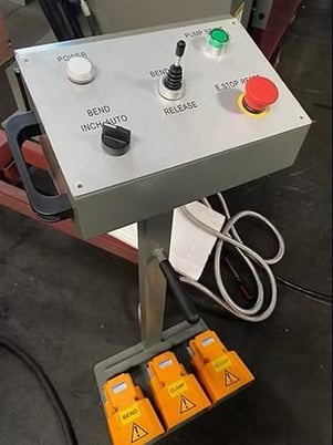 10 gauge x 10' GMC #HBB-1010, hydraulic box & pan brake, 135&deg; bending degree, 10 HP, new - Image 4