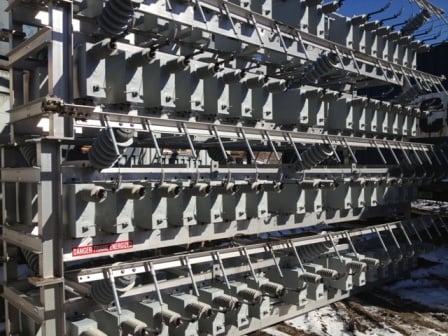 127,200 KVAR General Electric CAPACITOR BANK, 21600 VOLT, 448 X 300 KVAR, OUTDOOR - Image 2