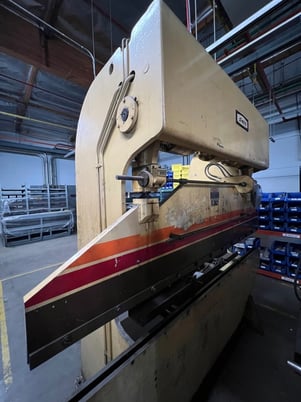 36 Ton, DiAcro #16-96, CNC hydra-mechanical press brake, 8' overall, 62" between housing, 3" throat, foot - Image 2