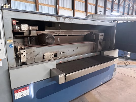 Lissmac #SBM-XL1500-G2S2, deburring machines, 60" x 4.72" working capacity, dust collector, 2016 - Image 5