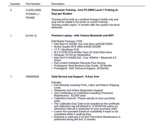 Hexagon #Absolute-8525, coordinate measuring machine, 6-Axis, 2020 - Image 4