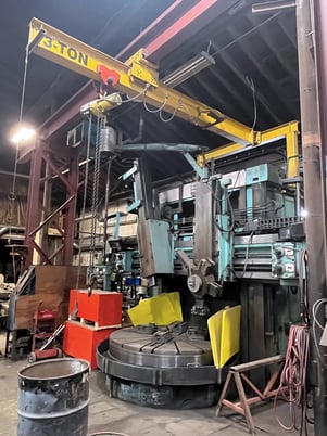 82.6" Summit #SC2000, vertical turret lathe, Newall digital read out - Image 3