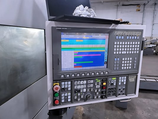 Okuma #Multus-B400-W, CNC lathe, 27.9" swing, 15" chuck, 4" bar, 59" centers, 26.37"dia., 8-Axis, OSP-P200L - Image 5
