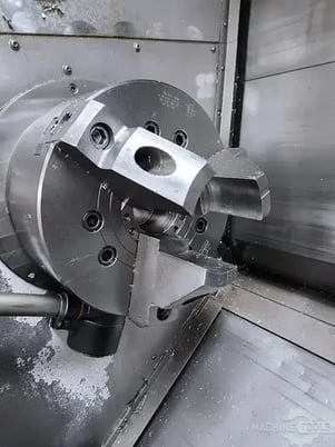 Okuma #Multus-B400-W, CNC lathe, 27.9" swing, 15" chuck, 4" bar, 59" centers, 26.37"dia., 8-Axis, OSP-P200L - Image 8