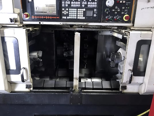 Mazak #Multiplex-4200, CNC lathe, 12.5" swing, 2" bar, Mazatrol Fusion 640T, 2004 - Image 2
