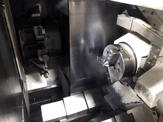 Mazak #Multiplex-4200, CNC lathe, 12.5" swing, 2" bar, Mazatrol Fusion 640T, 2004 - Image 3