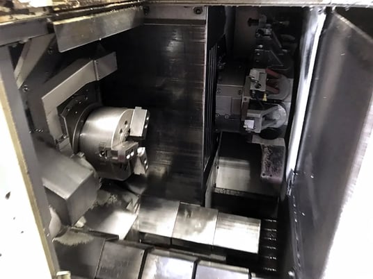 Mazak #Multiplex-4200, CNC lathe, 12.5" swing, 2" bar, Mazatrol Fusion 640T, 2004 - Image 4